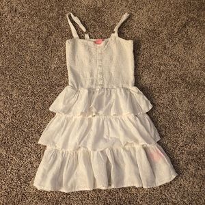 Girls white sundress